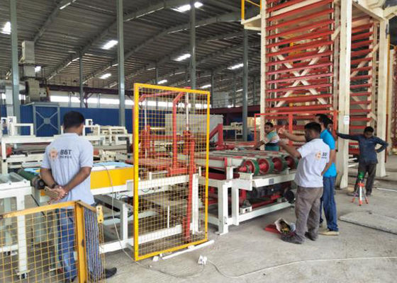 خشک کننده آجر خاکستری سیستم بارگیری و تخلیه اتوماتیک ماشین اتوماتیک صدور گواهینامه ISO9001