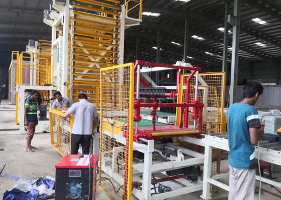 خشک کننده آجر خاکستری سیستم بارگیری و تخلیه اتوماتیک ماشین اتوماتیک صدور گواهینامه ISO9001