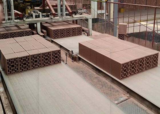 دستگاه برش آجر رسی با دقت بالا با طول برش 2.1 متر و 12-16 برش در دقیقه مدل QTQD-1