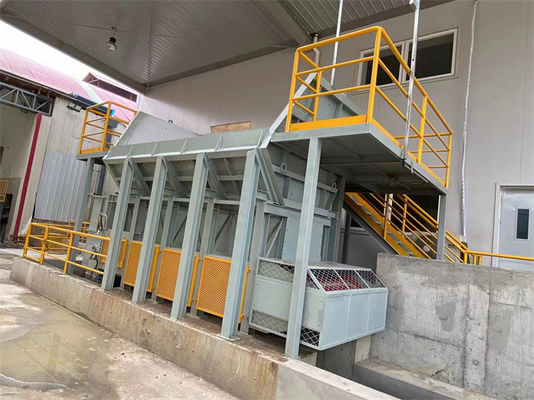 ماشین تغذیه پلیت کامل اتوماتیک ساخت آجر خاکستری پروژه با قدرت 7.5kw