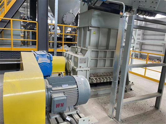بلوک های خاکستری کارخانه مواد خام خرد کردن ماشین رول رول شکن