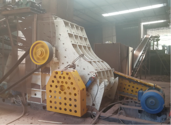 انرژی صرفه جویی اتوماتیک 90-120 t/h دو روتر چکش شکن برای شکستن الزامات