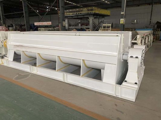 میکسر پارویی شفت دوتایی 75 کیلووات 60 - 110 تن در ساعت، میکسر دو پیچی برای خرد کردن