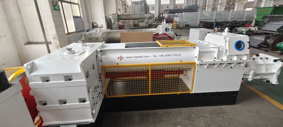 14.5rpm/min سرعت عمود فشار خاک EV40/35 خلاء Extruder برای گل قرمز آجر بلوک ساخت ماشین