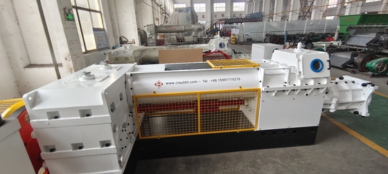 14.5rpm/min سرعت عمود فشار خاک EV40/35 خلاء Extruder برای گل قرمز آجر بلوک ساخت ماشین