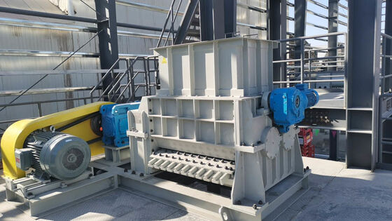 30 تا 120 تن/ساعت سنگ شکن رولر دو دندان خاکستری مواد اولیه خرد برای ساخت آجر خاکستری از تولید کننده BBT