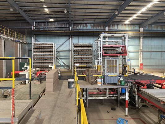 Single Layer Tunnel Drying Chamber Process for Automated Clay Brick Factory